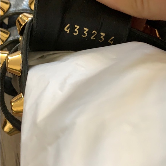 ❌SOLD❌ Balenciaga Giant Gold Studded Arena Heels - Picture 8 of 8